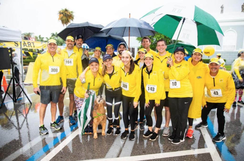 Audrey Gruss, Hope for Depression Run in Palm Beach 