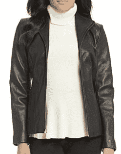 Karen Klopp fashion advice best Black Leather Jackets.