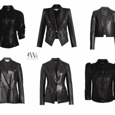 Karen Klopp best black leather jackets this season