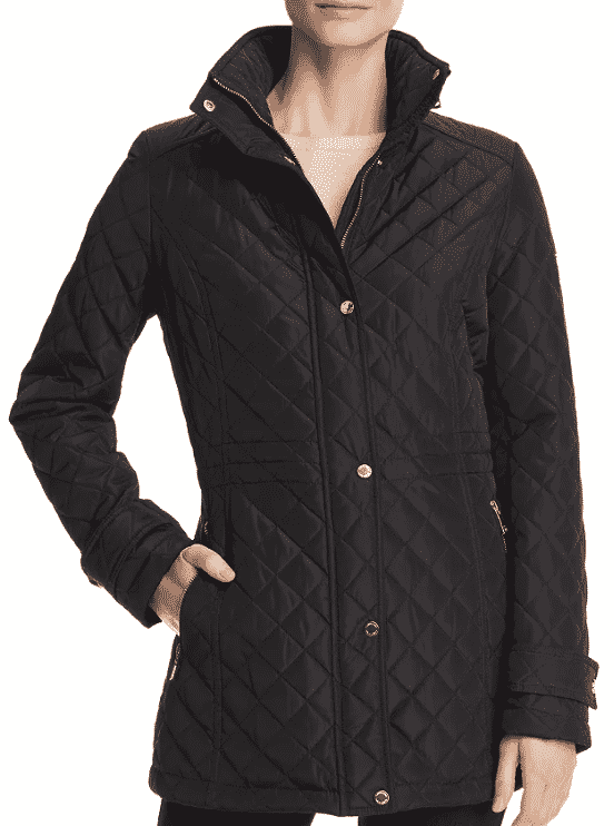 Karen Klopp ariticle on best quilted jackets and vests,  Calvin Klein 