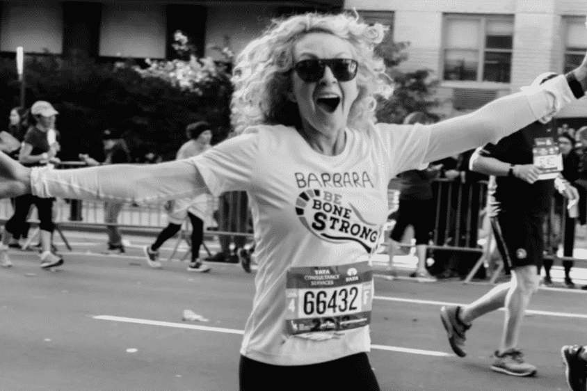 Karen Klopp Weekly Fave 5.  Barbara Grufferman go found me page , marathon for national osteoporosis foundation.