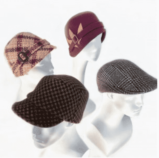 Swan & Stone felt hats made in Vermont. 