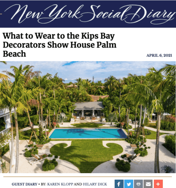 What to Wear Kips Bay Decorator Show House Palm Beach. 