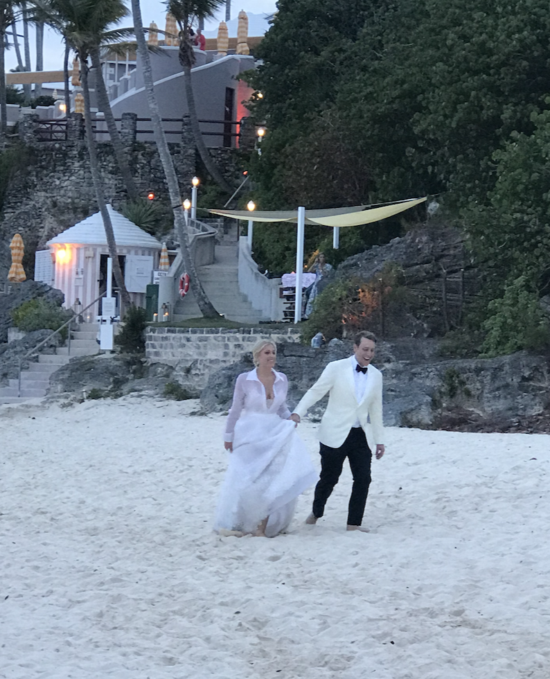 Adam Klopp and Meghan Horstmann, Wedding in Bermuda 