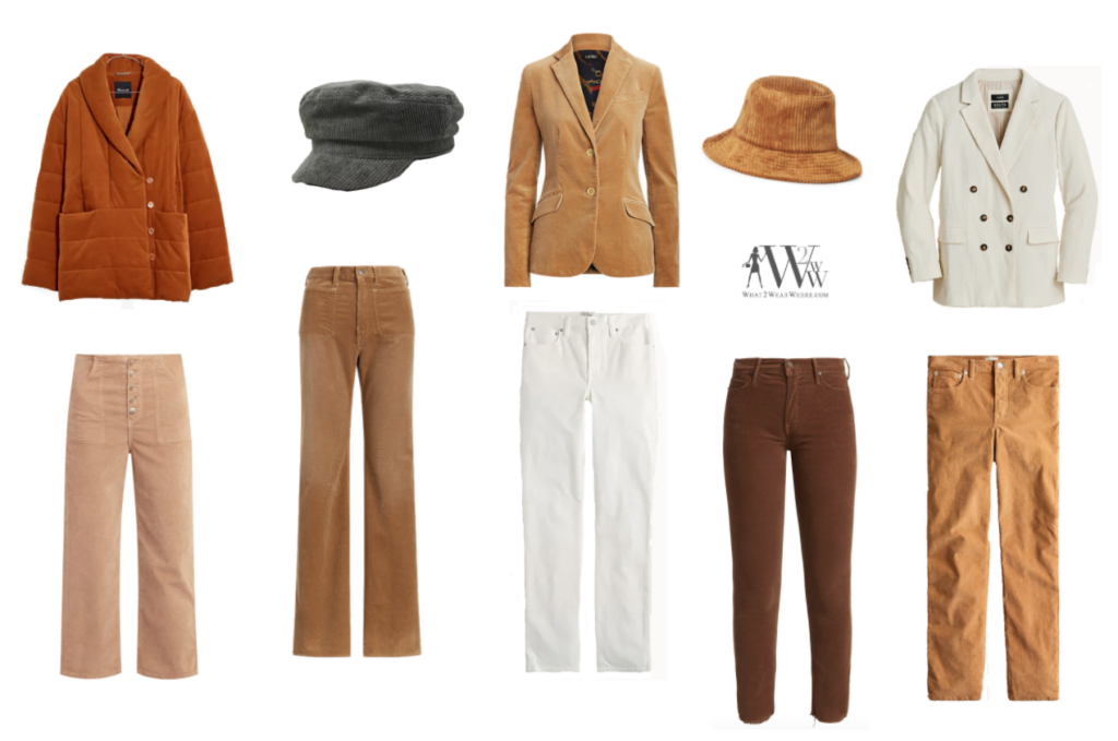 The best corduroy for fall fashion. 