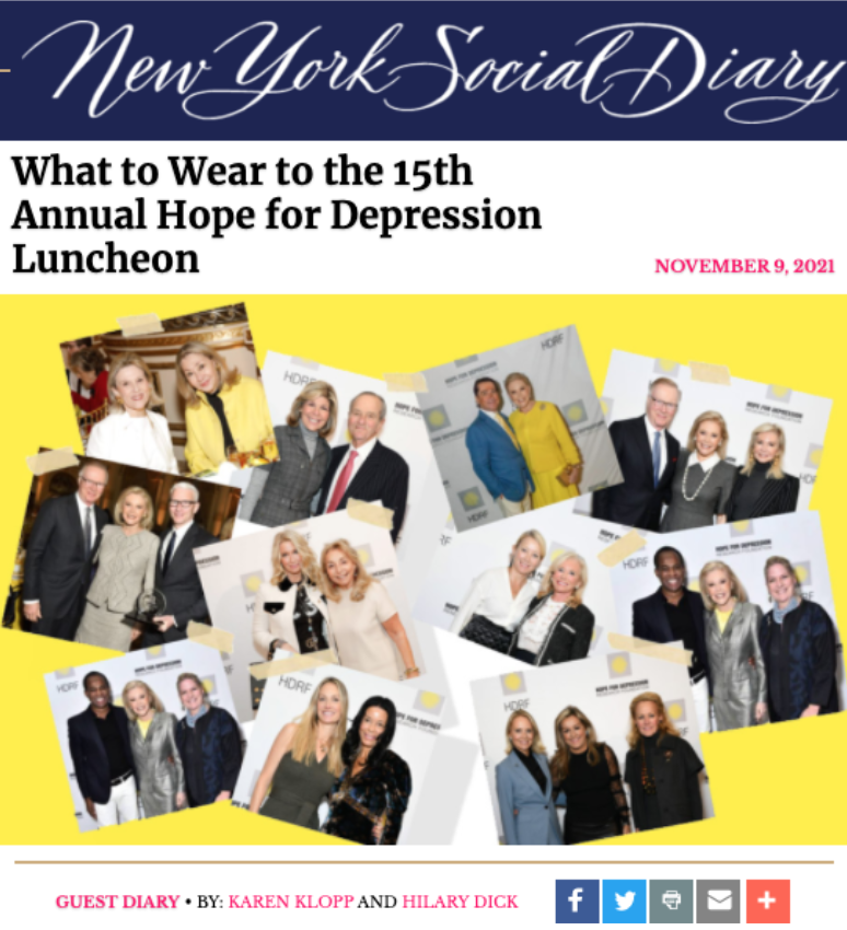 What to wear Hope for Depression Charity Luncheon, Audrey Gruss,  Michael Phelps,  New York Social Diary.