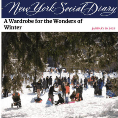 New York Social Diary, Karen Klopp, Hilary Dick, What to wear winter .