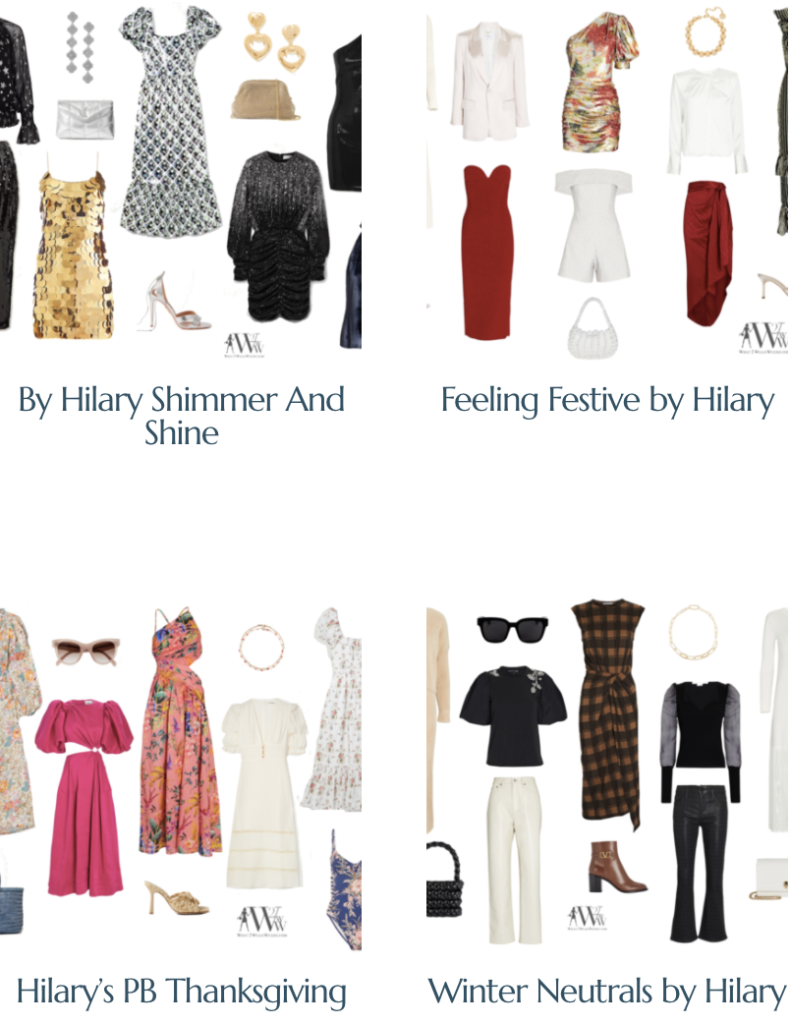 What to wear where, Hilary Dick top choices  for a spring trends.
Shop Hilary's Recent Fashion Articles