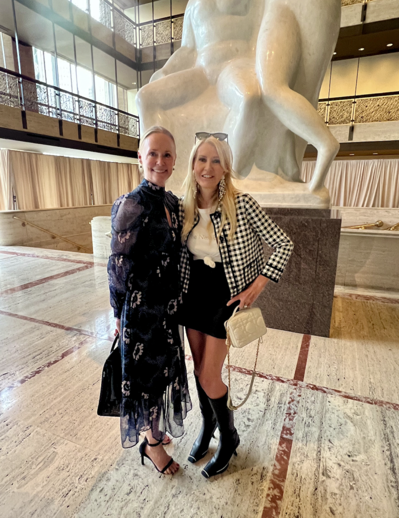 Hilary Dick, Kathy Prounis, Museum FIT Couture Council Luncheon
