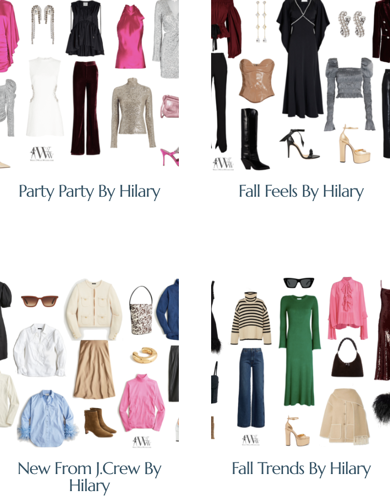 What to wear where, Hilary Dick top choices to shop Hilary's recent fashion article's.