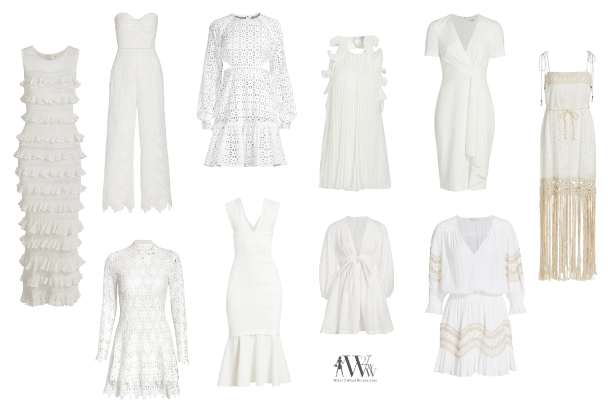 What to Wear: White Party - Shop Karen Klopp and Hilary Dick fashion ...