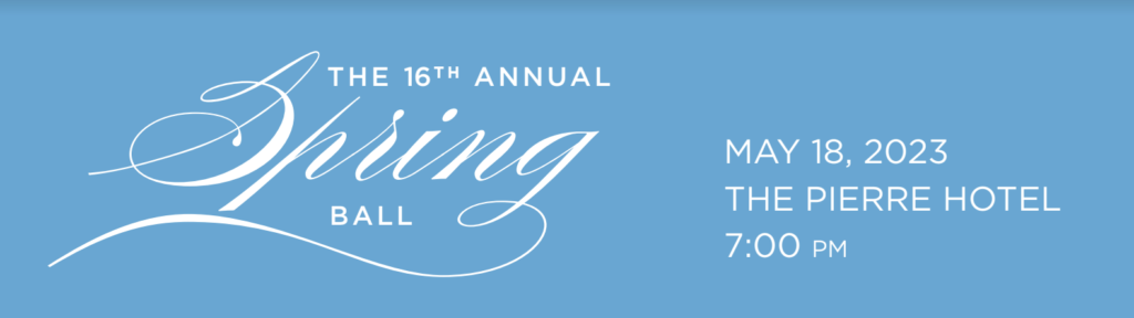  The Society of Memorial Sloan Kettering 16th Annual Spring Ball at The Pierre Hotel on Thursday, May 18th