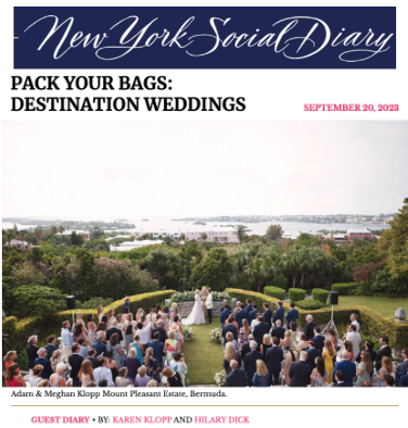 What to Wear to A Destination Wedding

New York Social Diary - Pack your Bags: Destination Weddings 