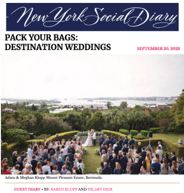 NYSD Pack Your Bags: Destination Weddings