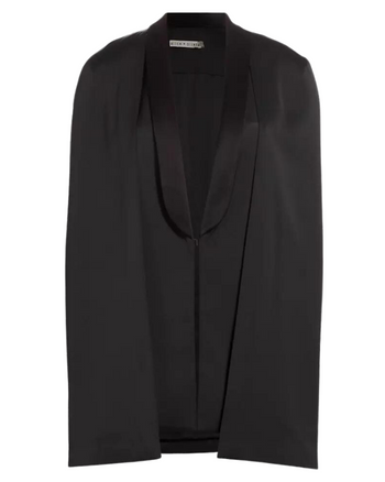 Alice + Olivia Cape Jacket 
Black Tie Cape for Formal events and date night