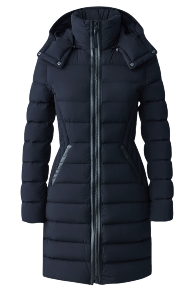 What to wear winter? Karen Klopps selection of puffer coats 
Mackage