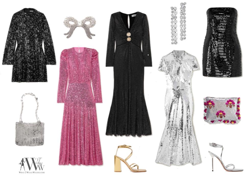 Hilary Dick picks her sparkling fashion for New Year's Eve 