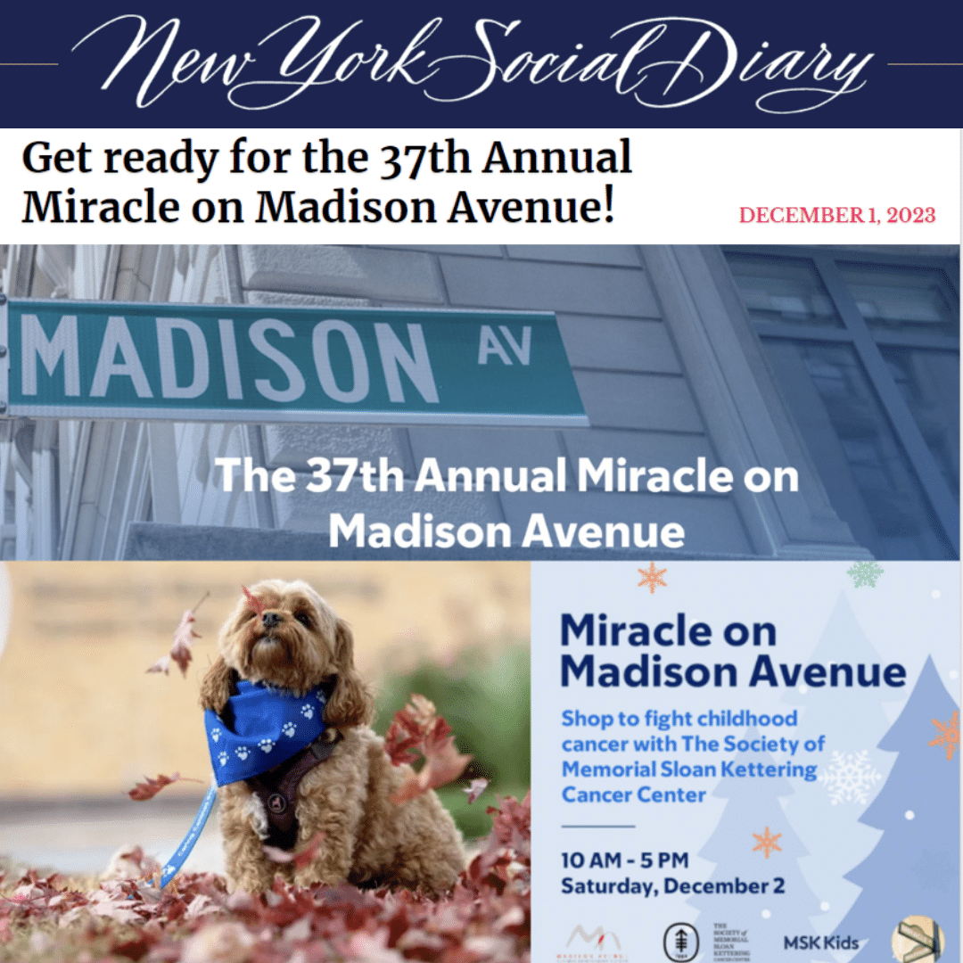 NYSD: Get ready for the 37th annual Miracle on Madison Avenue!
