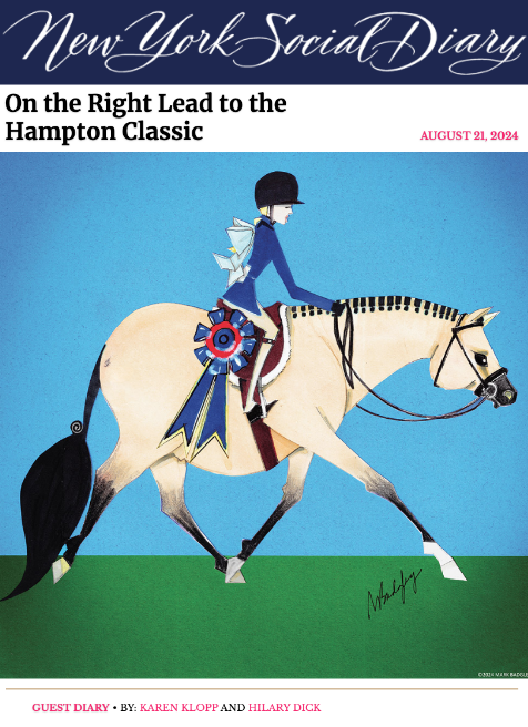 What to wear The Hampton Classic,  Karen Klopp, Hilary Dick, New York Social Diary