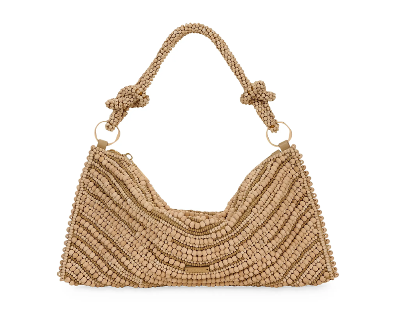 Cult Gaia Wood Beaded Bag