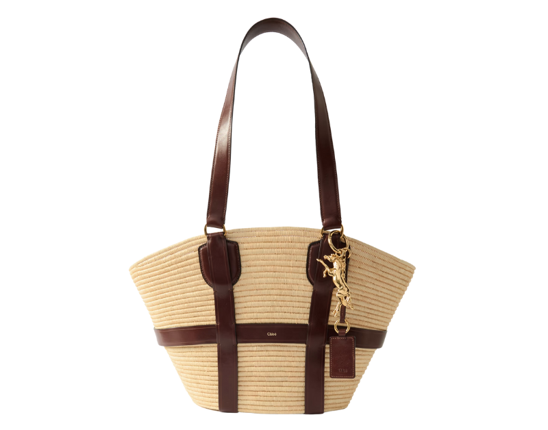 Chloe Leather Trimmed Tote