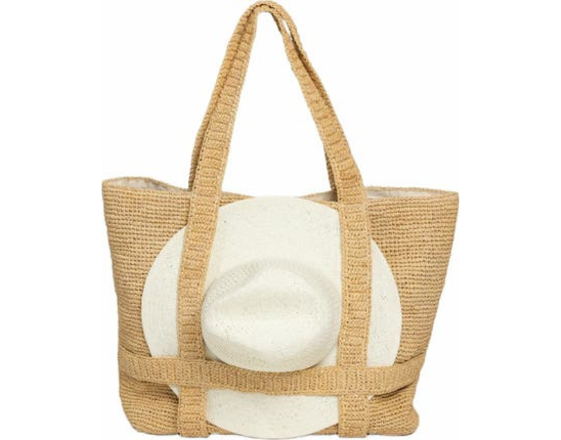 Hat Attack Straw Bag