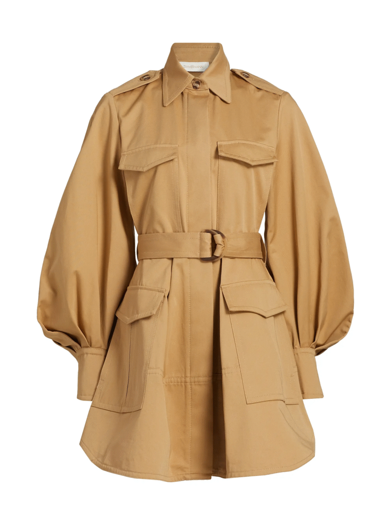 ZIMMERMANN Cargo Shirt Dress 