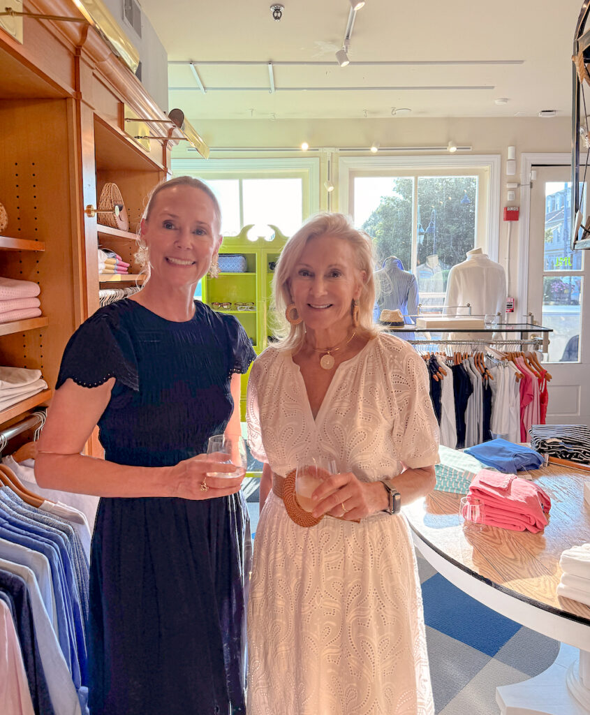 Hilary and KK at J. McLaughlin