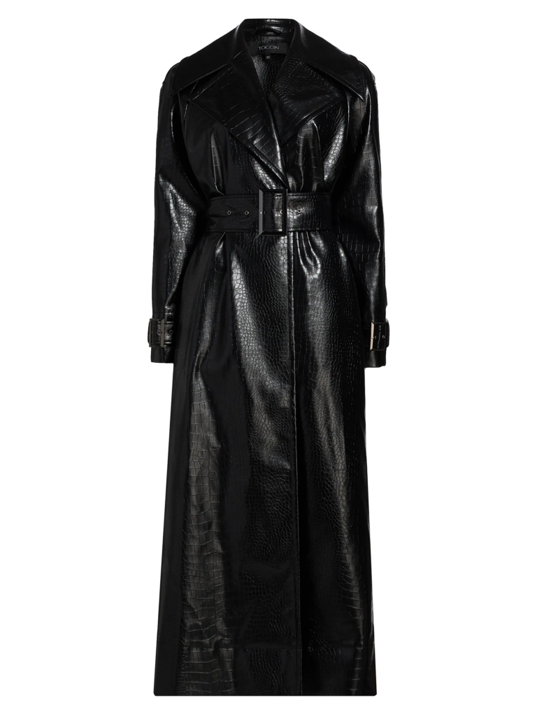 Toccin Faux Leather Trench Coat
SALE $497