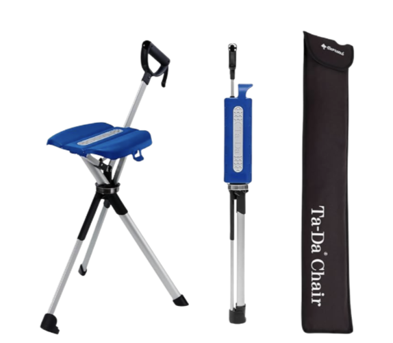 What to wear to The Masters Golf Tournament?   Bring with you Cane with Seat, Foldable Chair  