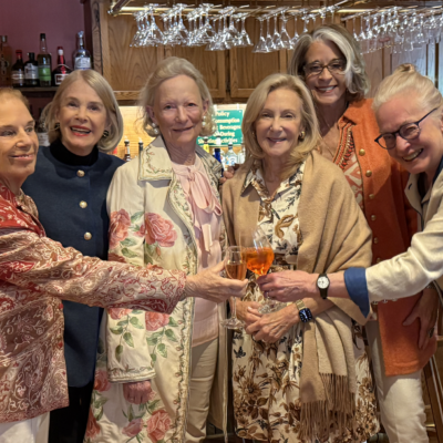 Celebrating Fernanda Kellogg's Birthday. Lorna Graev, Olivla von Melecamp, Kaern Klopp, Terry Deere, Diana King,