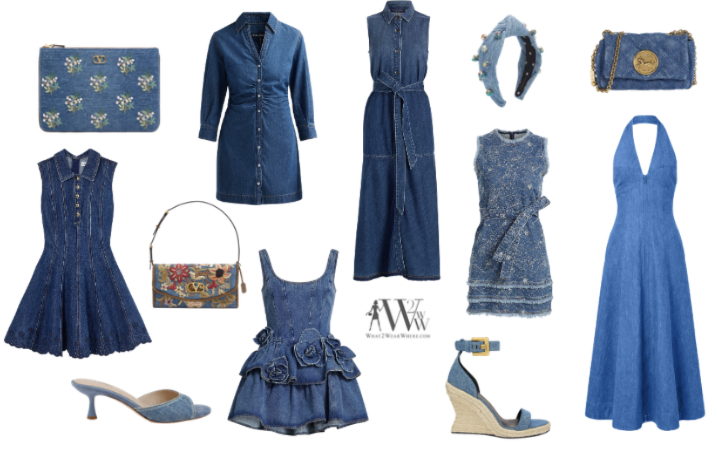 Best denim dresses for summer 2026 by Karen Klopp