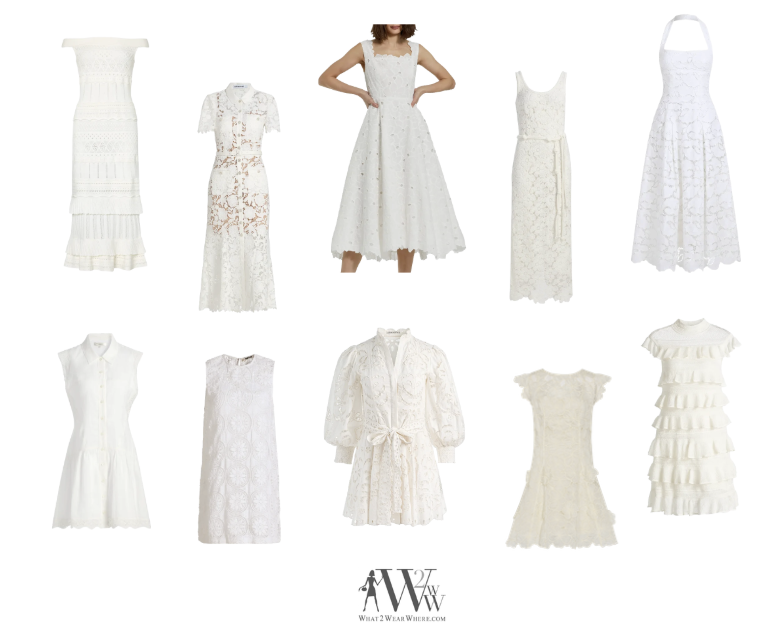 Summer in White Dresses