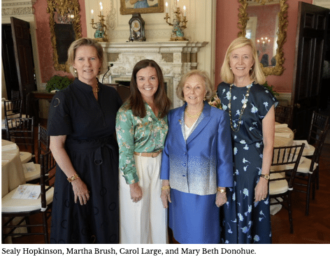 Sealy Hopkinson, Martha Brush, Carol Large, and Mary Beth Donohue.