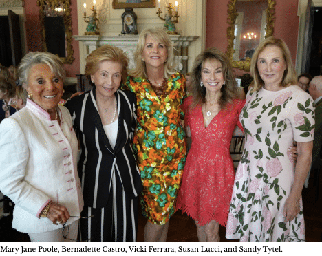 Mary Jane Poole, Bernadette Castro, Vicki Ferrara, Susan Lucci, and Sandy Tytel.